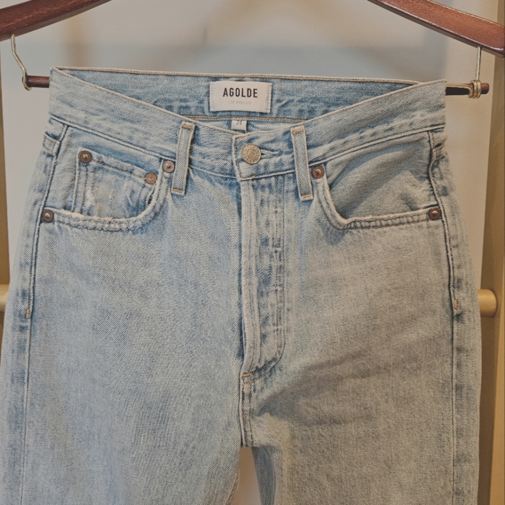 Agolde High Rise Riley Jean, Size 24 - Picture 3 of 8